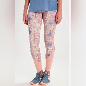 Roxy Pink and Blue Patterned Leggings